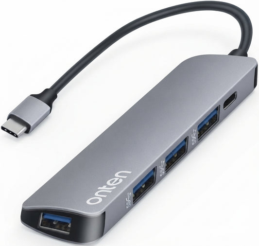 Onten OTN-9602 Hub 5 in 1 Type C To USB 3.0