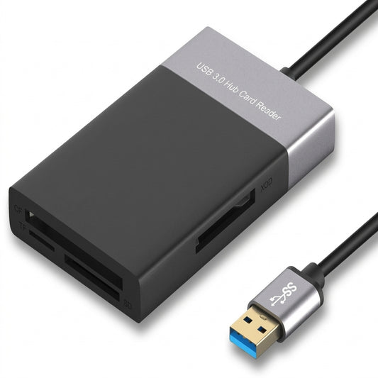 Onten 6-in-1 Multi Card Reader USB 3.0 Hub OTN-5215B