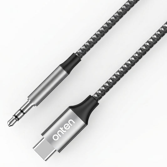Onten OTN-292 USB-C to 3.5mm AUX Audio Cable – 1M, Hi-Fi DAC