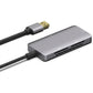 Onten 8107 5-in-1 USB 3.0 CF/TF/SD Card Reader & 2-Port Hub (Gray)