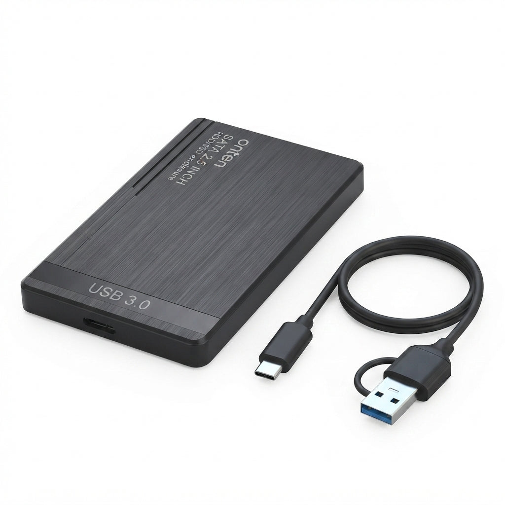 Onten OTN-UHD1 2.5-Inch SATA HDD/SSD Enclosure – Black