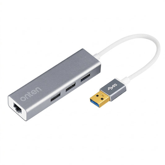Onten OTN-U5226 4 in 1 USB 2.0 to Ethernet Adapter Hub