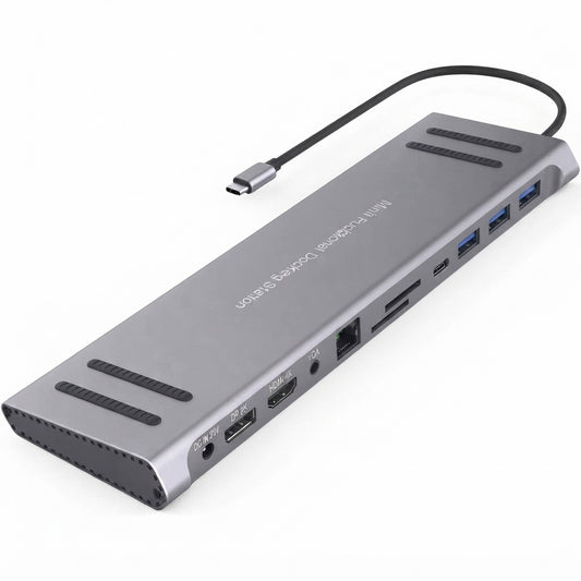Onten 9199A Type C 13 In 1 Multifunction Hub Docking Station