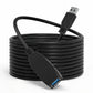 Onten US207 Ultra High Speed USB 3.0 Extension Cable 10M – Built-In Signal Amplifier, Plug & Play