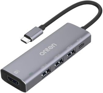 Onten OTN-95123 5 in 1 Type C To USB 3.0 HDMI Multifunctional Hub